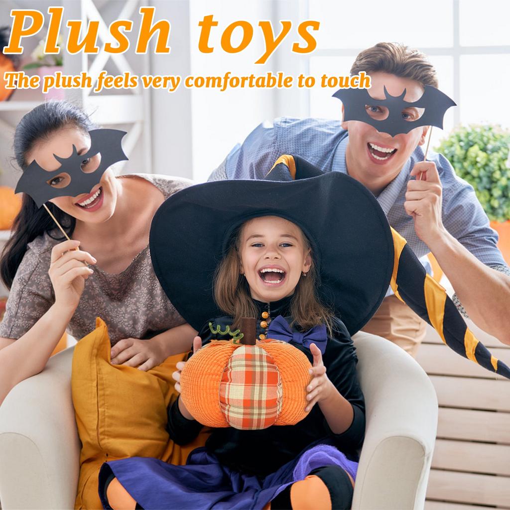 Fabric Pumpkins, Holiday Decorations, Decorative Ornaments, Plush Toys.