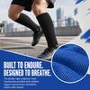 2pcs Breathable Soccer Shin Sleeves Polyester Soccer Shin Guard Socks  Soccer Training