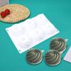 Stampo in Silicone a 6 Fori a Spirale per Torta, Gelato, Cioccolato, Sapone, Cupcake 3D, Stampo da Forno, Pirofila, Stampo per Muffin