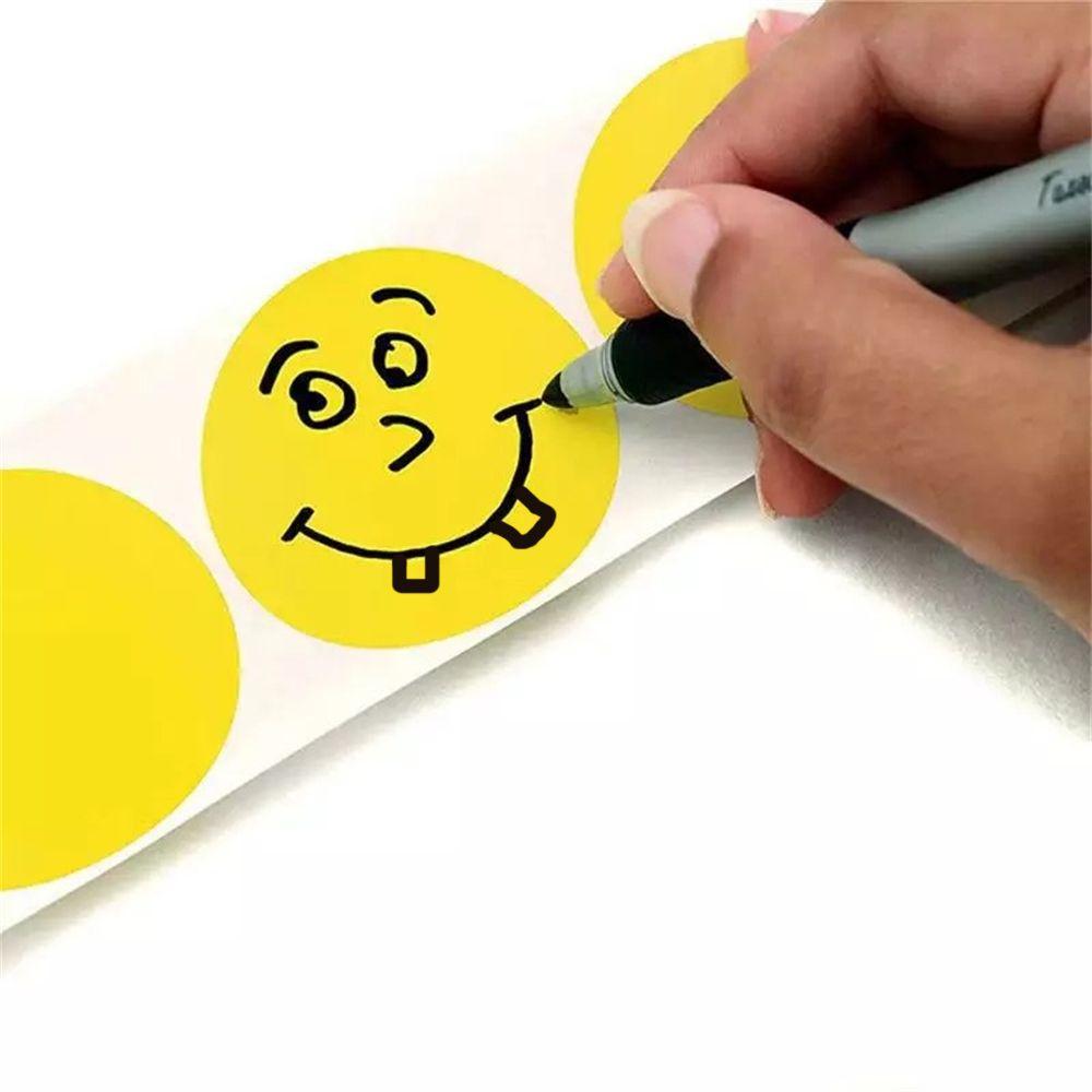 Children's Easy to paste DIY Non-toxic Multicolor 500PCS Paper roll Sticker Mark Label