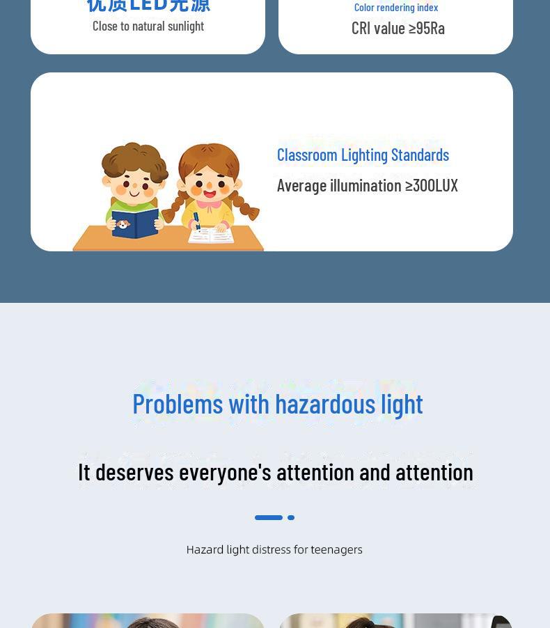 2023 Modern Full-Spectrum Eye Protection Ceiling Lamp for Living Room, Bedroom, Study, and Restaurant