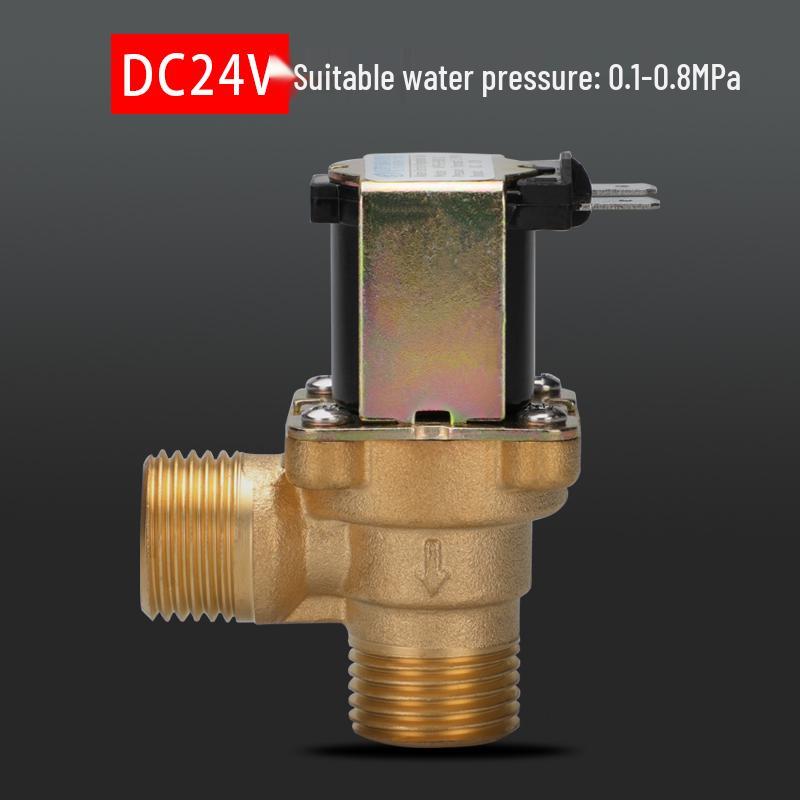 Hochtemperaturbeständiges Kupfer Edelstahl Magnetventil 12V/24V/220V für Wasser Ein- und Auslass