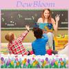 Spring Tulip Flower Party Classroom Decor Paper With Color Printing For Home And Event Use