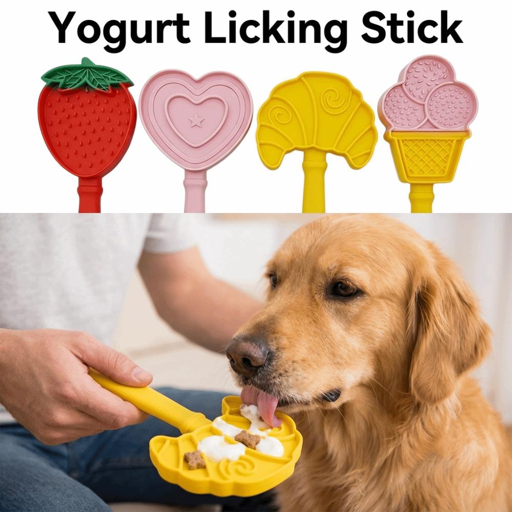 Bite Resistant Pet Slow Feeder Stick Silicone Interactive Dog Toys  Healthy Eating