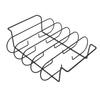 Rib Rack Iron Roasting Stand for Smoking and Grilling Holds Up To 4 Ribs for Outdoor BBQ