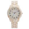 Trend fashion watch wood grain men's watch simple casual digital wood grain quartz watch manufacturer