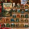 24-Tage-Weihnachts-Adventskalender Tägliches Auspacken Tiere Mini-Figuren Haus Festliche Dekoration