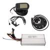 36V 48V 1500W Electric Bike Conversion Kit 35A Sine Wave Controller with Light Wire LCD5 Panel Thumb Throttle