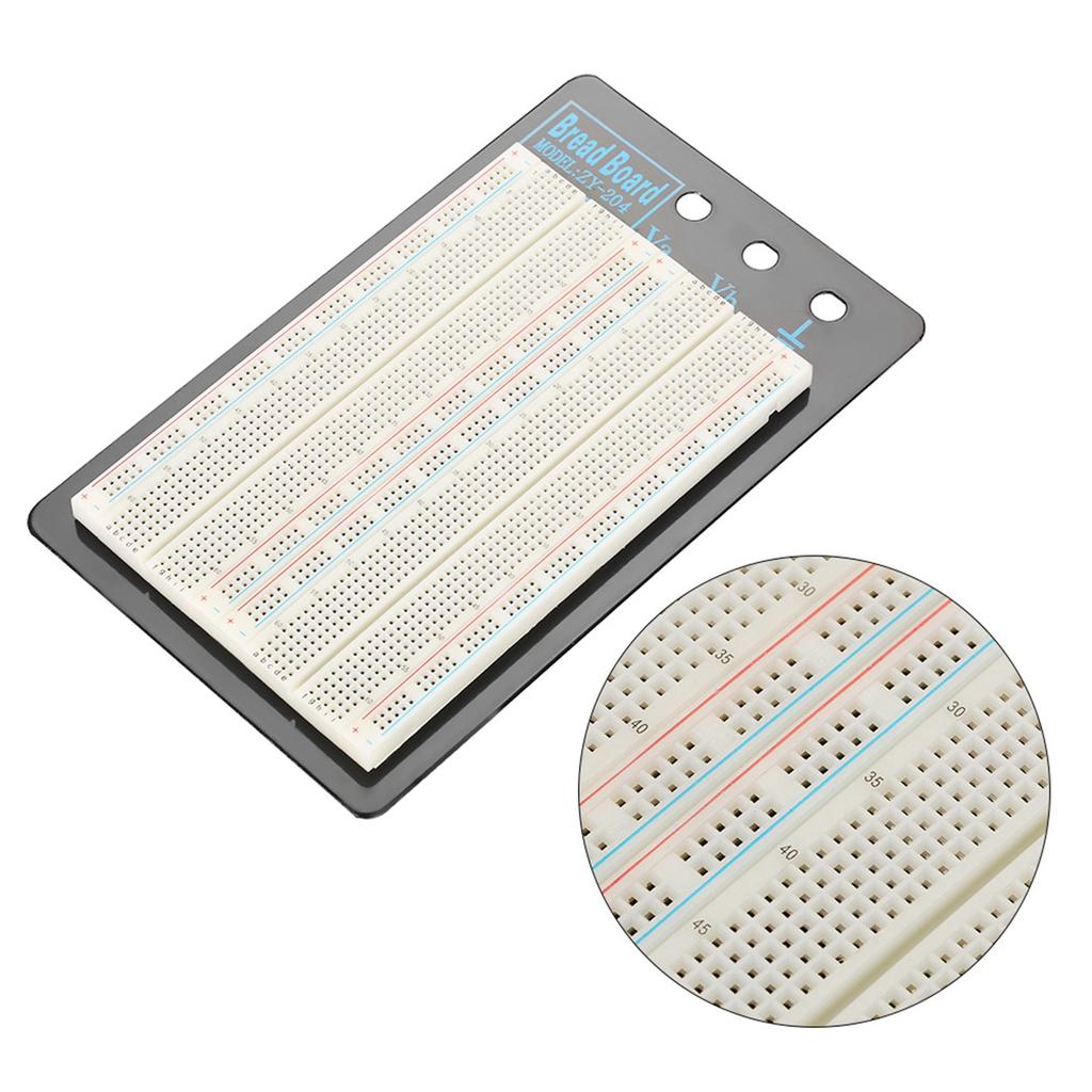1660 Points Holes Plug In Breadboard Test Bed Free Solder Circuit Test