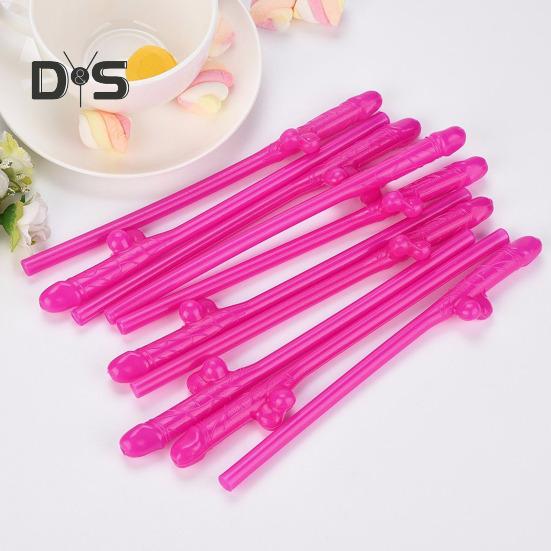 10/20Pcs Bachelorette Party Willy Straws Funny Drinking Straws for Girls Night Out Reusable Food Grade Plastic Straws Party Favors Crazy Night Straw