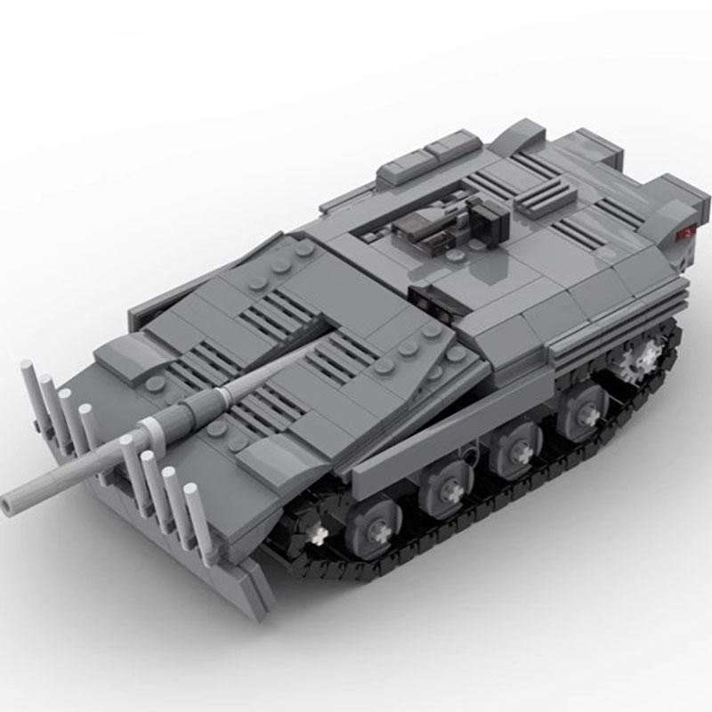 MOC103 Panzer 336 Teile elektronisches Zeichenpuzzle Baustein Modell Spielzeug
