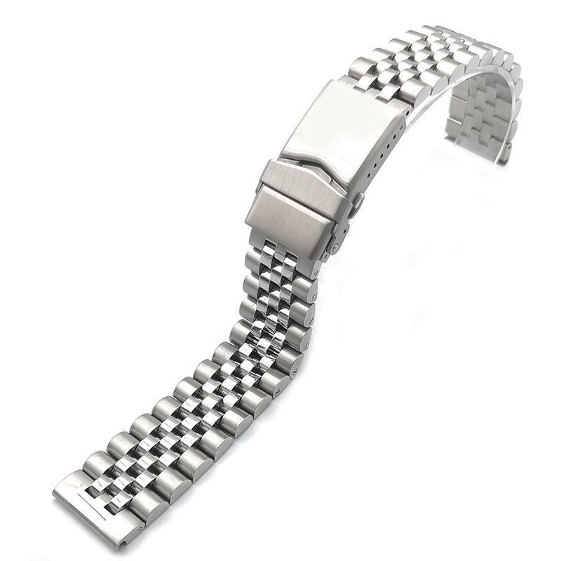 

Ремешки для часов из нержавеющей стали 316L 20 мм 22 мм для часов Seiko, браслет-ремень для юбилейного дайверского ремешка для часов, цельная застежка-клипса, ремешок 20mm