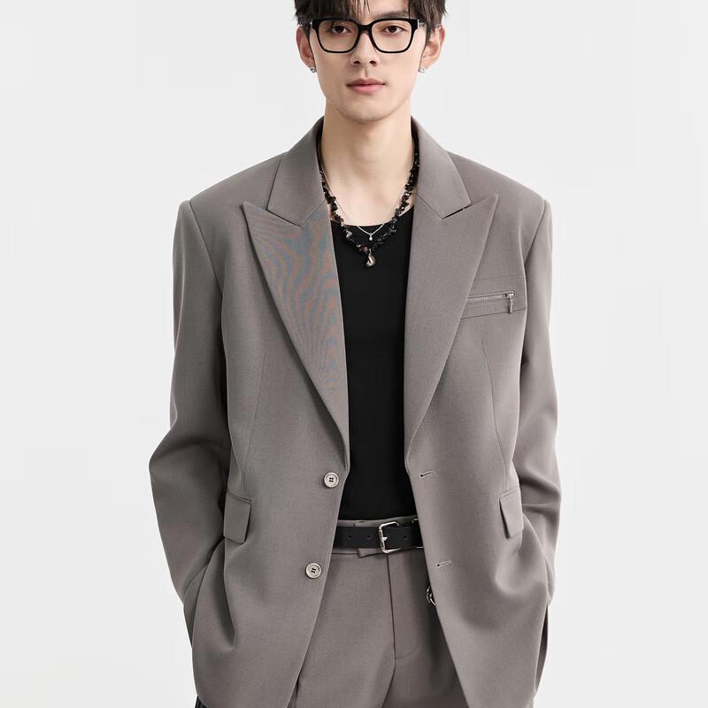 Earl Joel Men's Casual Tencel Wool Blend Suit Jacket