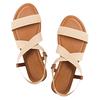 Women Low Heel  Skidding Beach Shoes Cross Strap Sandals Peep-toe Sandals