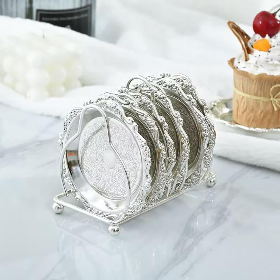 1PCS Kitchen Iron Small Dish Rack Household Gold and Silver Triangular Shelves Cupboard Dish Storage Draining Shelf