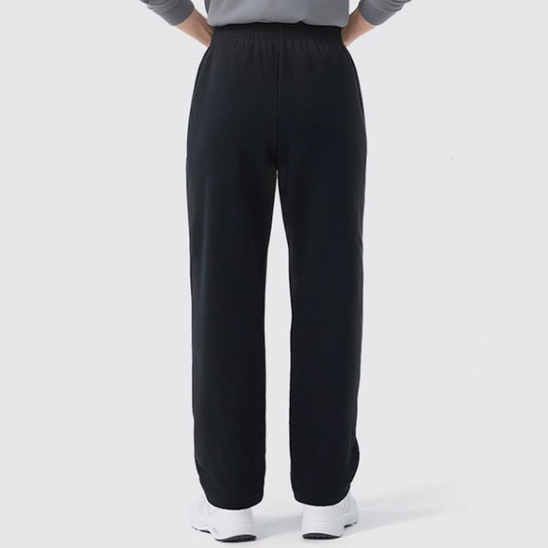Li Ning Fleece Lined Simple Straight Leg Casual Pants Unisex Bottoms LNXMX23-1