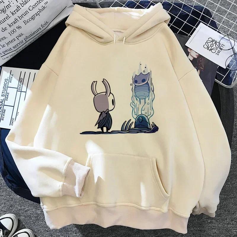 Felpe con cappuccio Hollow Knight Uomo Corea Ulzzang Grunge Y2k Estetica Donna Autunno e Inverno Felpa con cappuccio Grafica Streetwear