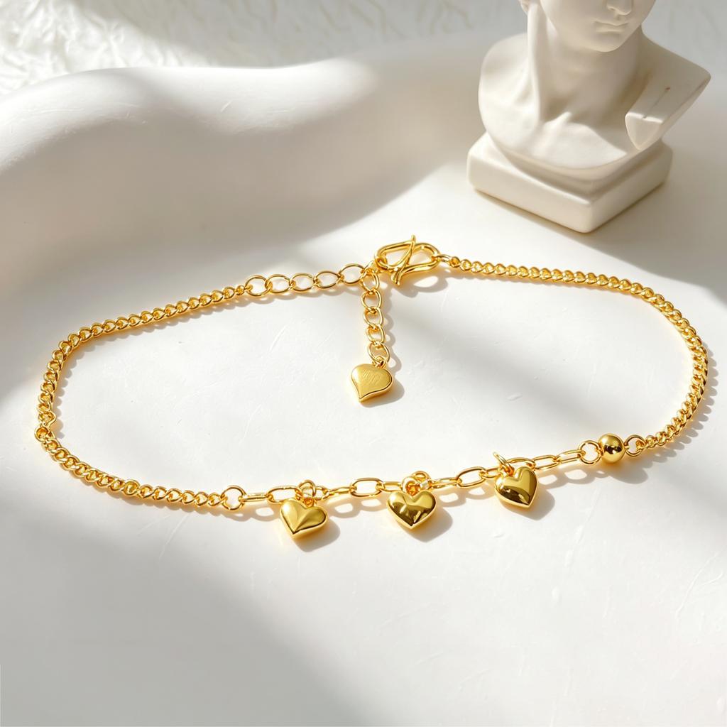 Shiny Heart - 3 BraceletChinese Brand Jewelry Manufacturer SL226