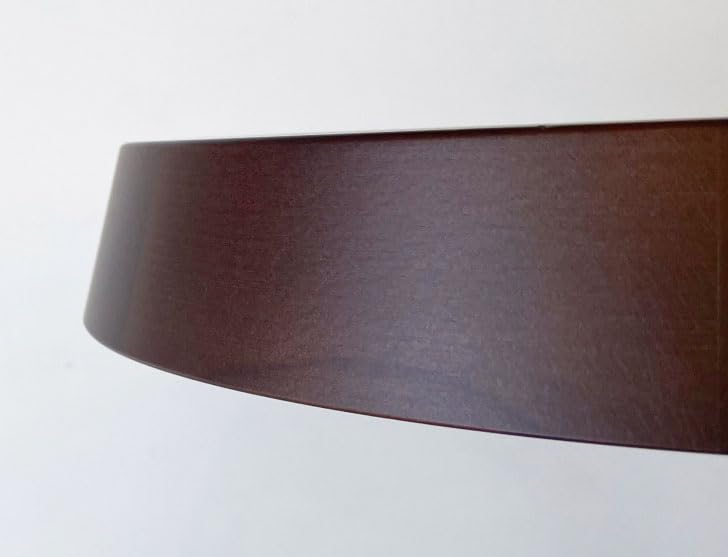 KATOMOKU Muku Clock 13 Brown Wall Clock with Continuous Second Hand km-104BR 306mm (quartz Clock)