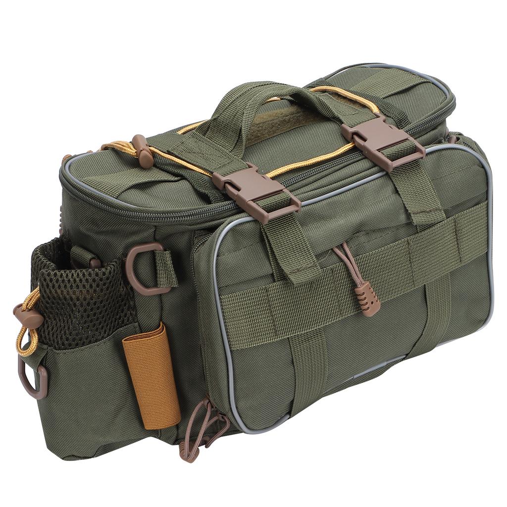 Fishing Bags Waterproof Large Capacity Fishing Storage Bags for Fishing Tools StorageArmy Green