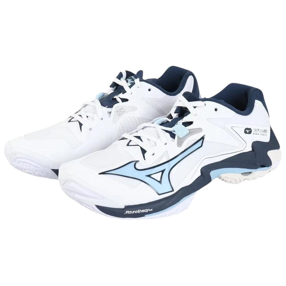 Mizuno Wave Lightning Z8 White Navy Saxophone Men Sneakers V1GA240053