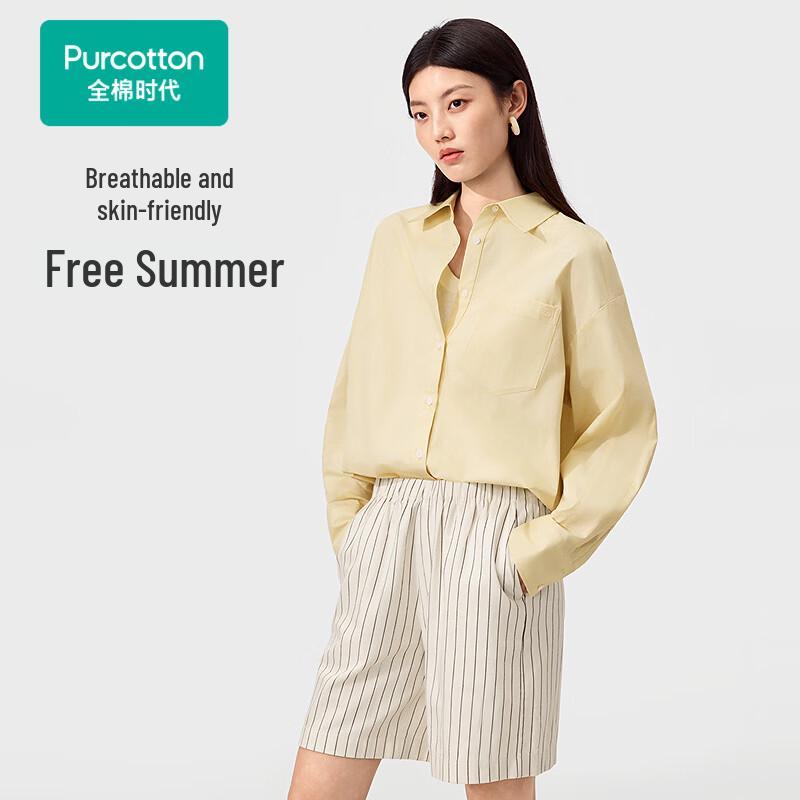 

PurCotton Women s Versatile Cotton Shirt L