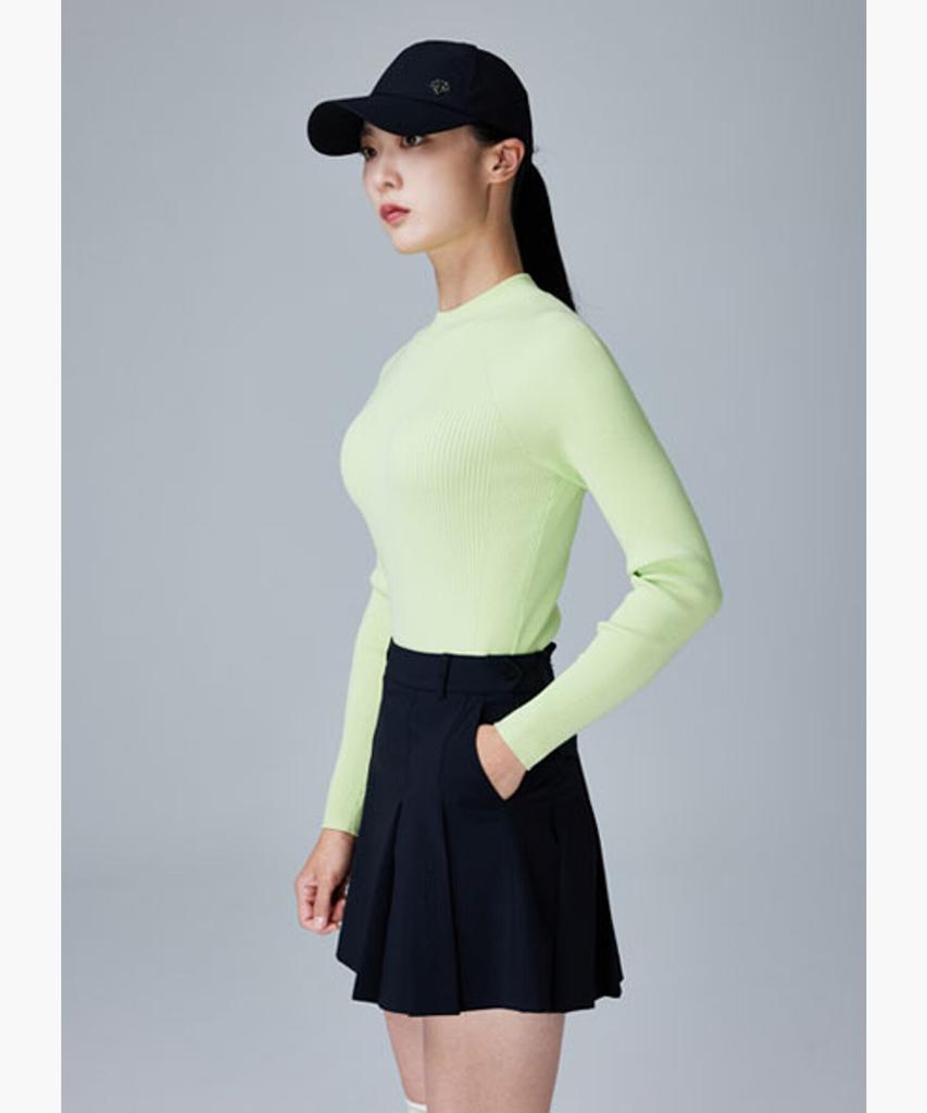 DESCENTE GOLF Women'S Ribbed Mock Neck Pullover (Dq31Wfkp9K)