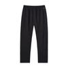 Li Ning High Street Comfortable Simple Logo Solid Color Breathable Straight Loose Versatile Knitted Sports Pants Unisex Pants Black AYKV815-1