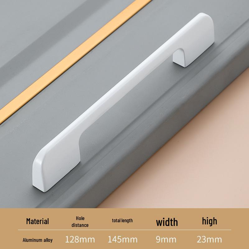 American White Aluminum Alloy Cabinet Handle