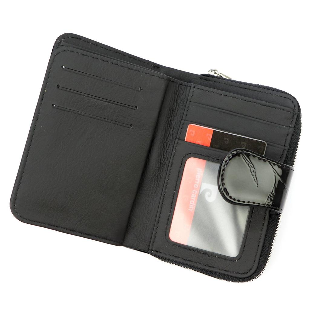 Schlankes Leder-Damenportemonnaie von Pierre Cardin