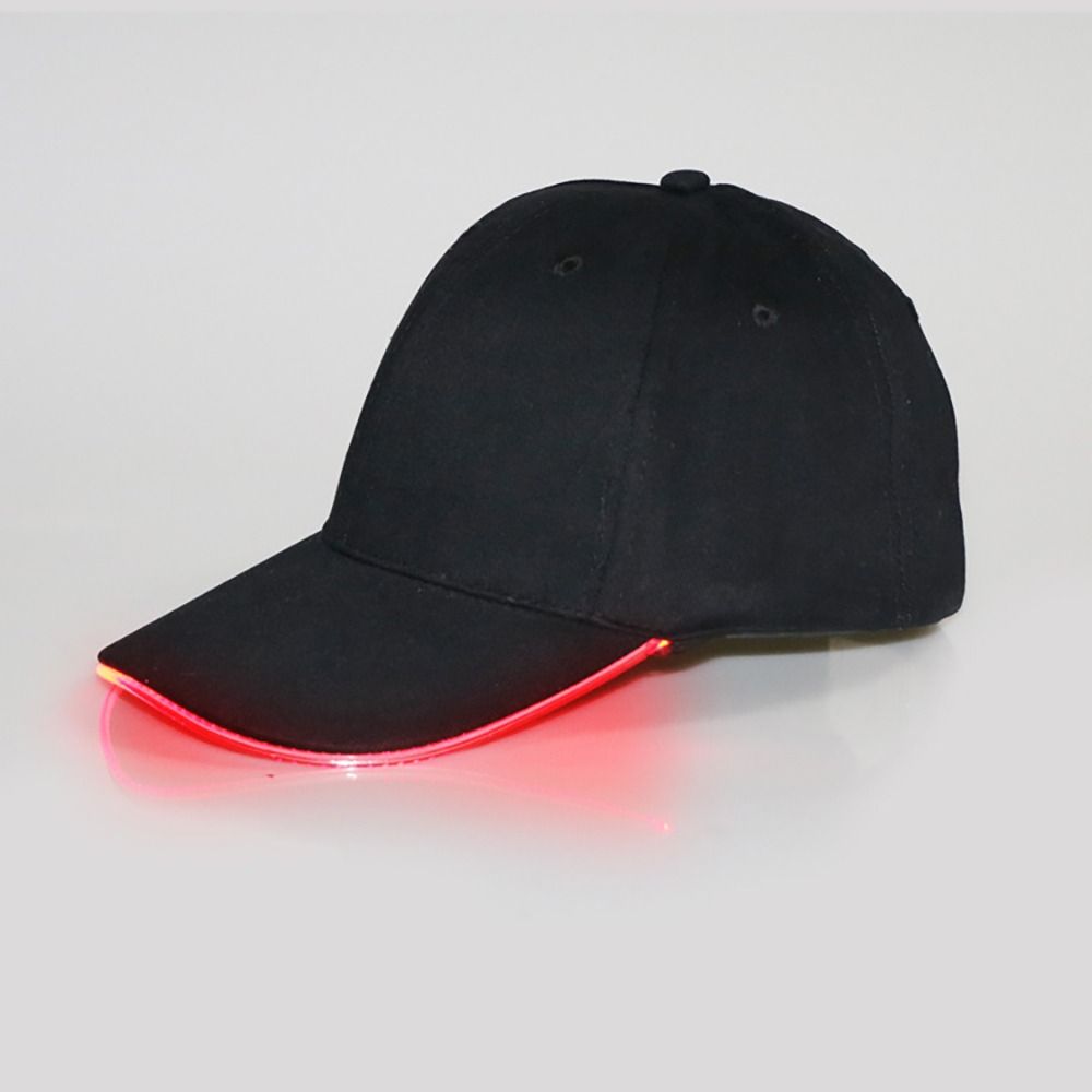 Cotton Flashing Glow Rave Party Cap Adjustable Hip-hop Luminous Hat  Stage Performance