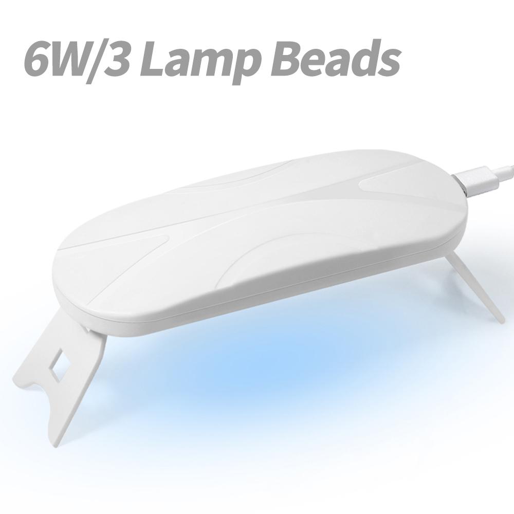 

YIKOOLIN Mini Nail Art Lamp UV LED Nail Art Lamp Polishing Polymer Nail Art Tools 3Pcs/6Pcs Lamp Beads for Novices or Home DIY