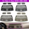 W220 Car Front Dashboard Middle AC Vent Air Vent Grille Panel Cover For Mercedes Benz S Class 1998-2005 2208300554 2208302254