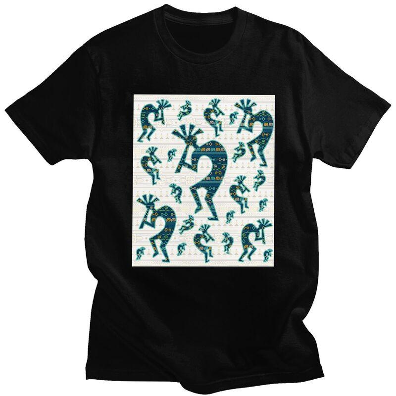 

Custom Southwest Tribal Native American Kokopelli T Shirt Men Pure Cotton T-shirt Casual Tees Fashion Tshirts - Men s Summer ... S разноцветный