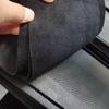 Echt Leer Lamsvel Handgestikt Stuurwielhoes - Ultradun, Zacht, Antislip, Slijtvast, Universeel voor Alle Seizoenen