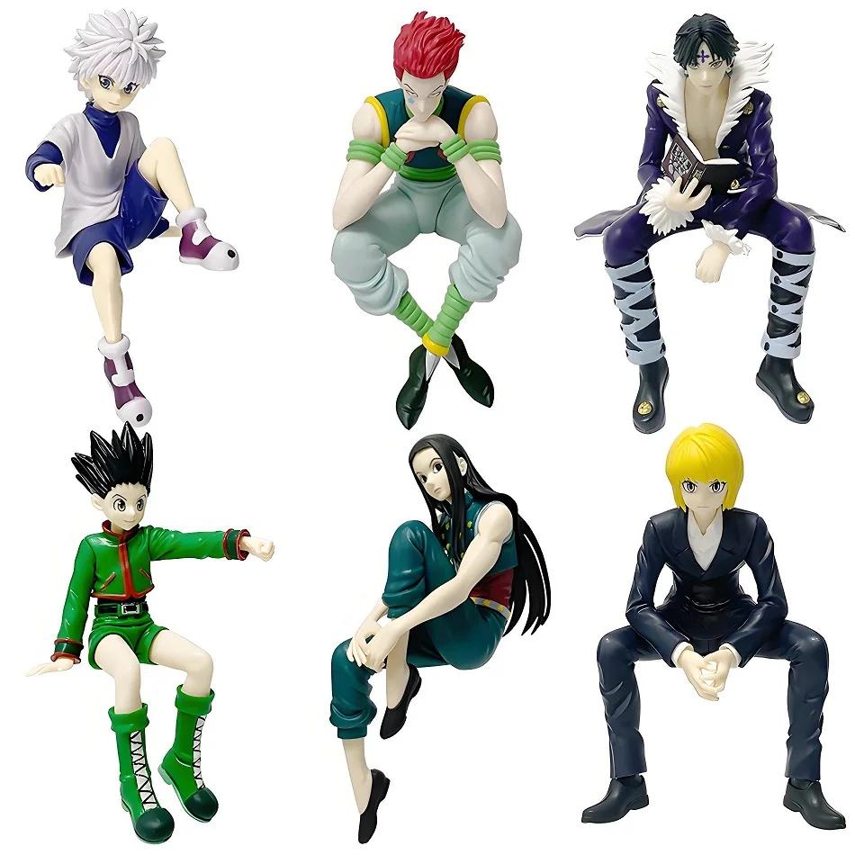 13cm Hunter×Hunter Anime Figure Phantom Troupe Hisoka Action Figure Noodle Stopper Room Decoration Noodle Stopper PVC Model Toys