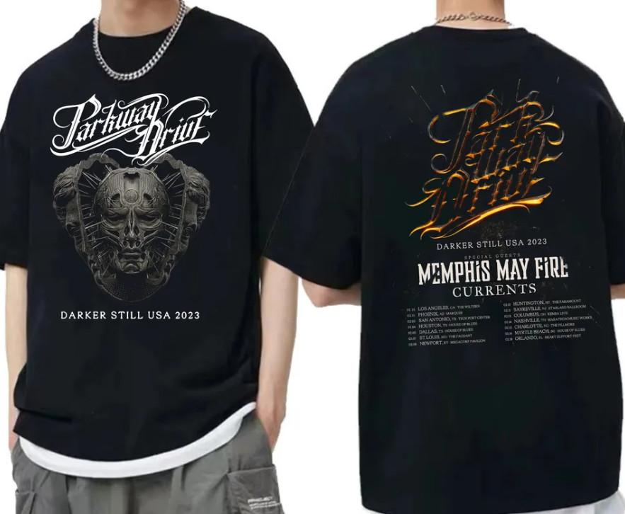 Parkway Drive Darker Still USA 2023 Tour Shirt HeavyweighT-Shirt shirt M