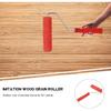 T Tool Tools 7-inch Textured Paint Roller Pattern Paint Roller for Walls DIY Wall Decor Empaistic Grain Painting Roller with Handle Rollers Painting