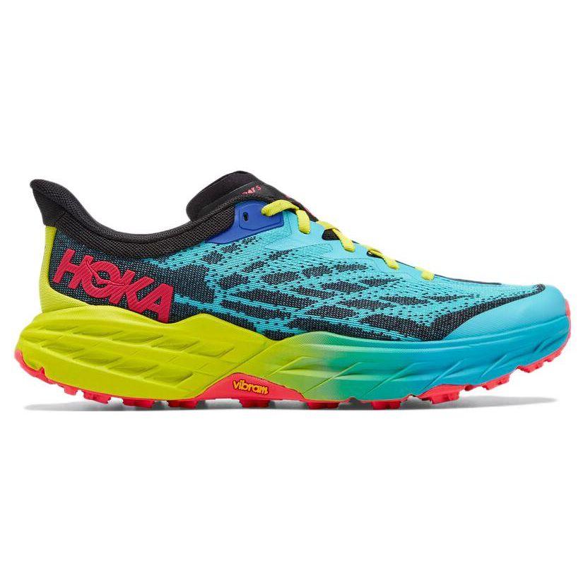 HOKA Speedgoat 5 Scuba Blue Black Men Sneakers 1123157-SBBK