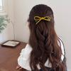 Velvet Bow Twist Hair Clips for Women Exquisite Vintage Flocked Straight Hairpins Korean Versatile Hair Accessories Gift 2025
