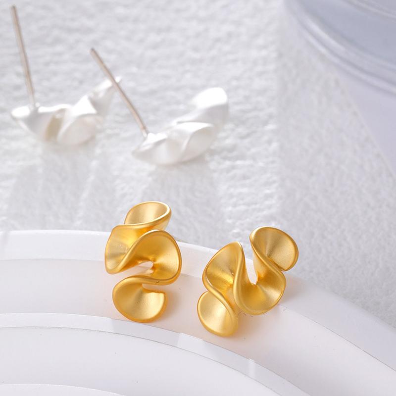 ANENJERY Orecchini a forma di fiore con spirale antizanzare per donna senza fori per le orecchie, orecchini con clip, gioielli versatili alla moda, regali