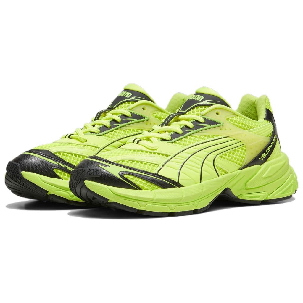 Puma Velophasis Electric Lime Unisex Sneakers Green Black 396479-05