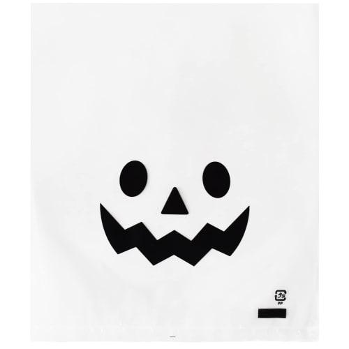 [.co.jp Exclusive] PP Bread Bags, Jack-O'-Lantern Design, 50 Bags, Bread Packaging Bags, 10062-50 [Commercial Set]