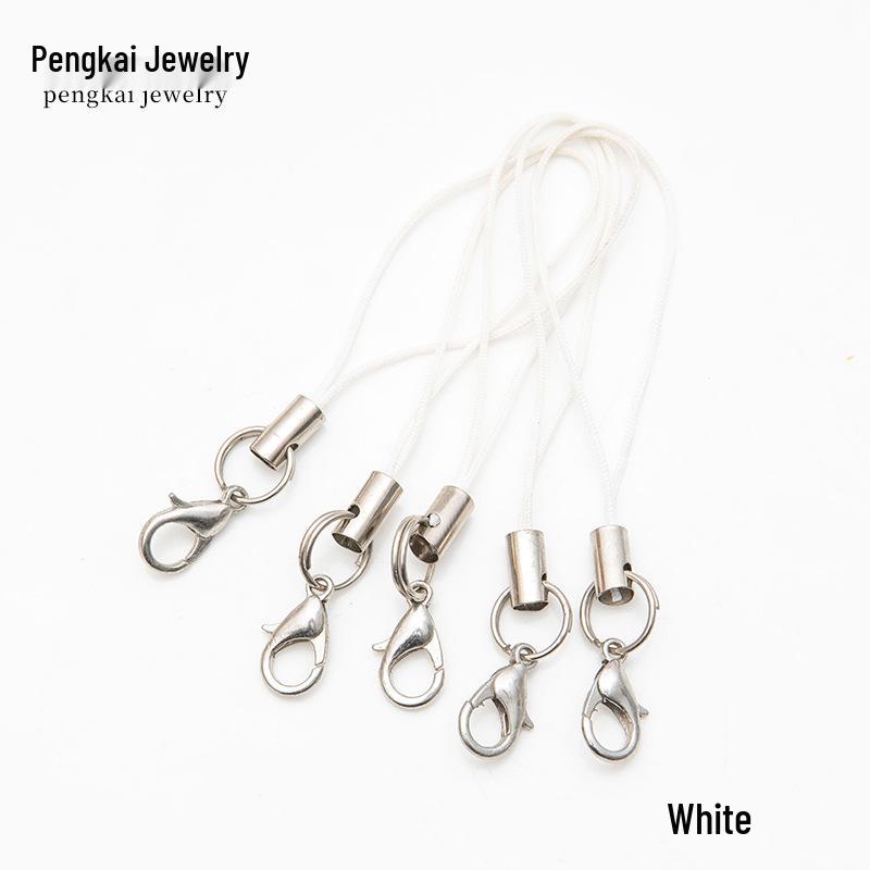 DIY šperky doplňky: 303 Karabina s dvojitým kroužkem šňůrka na mobilní telefon