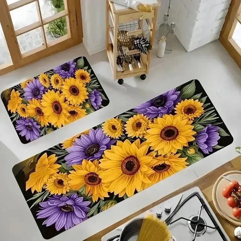 1 Stück Wäsche Charactor Muster Wäsche Dekor Küchenteppiche Rutschfeste Fußmatten Pop Wohnzimmerteppiche Badematte Teppich für Zuhause Spüle