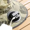 Sun Hat Unisex Ventilated Bucket Hat with Built-in Battery Panel Adjustable