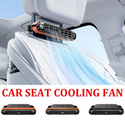 Car Backseat Cooling Portable In Car Electric Fan For Cooling Seats Small Fan For USB Car Fan Twin Turbo In 3 Speeds Adjustable