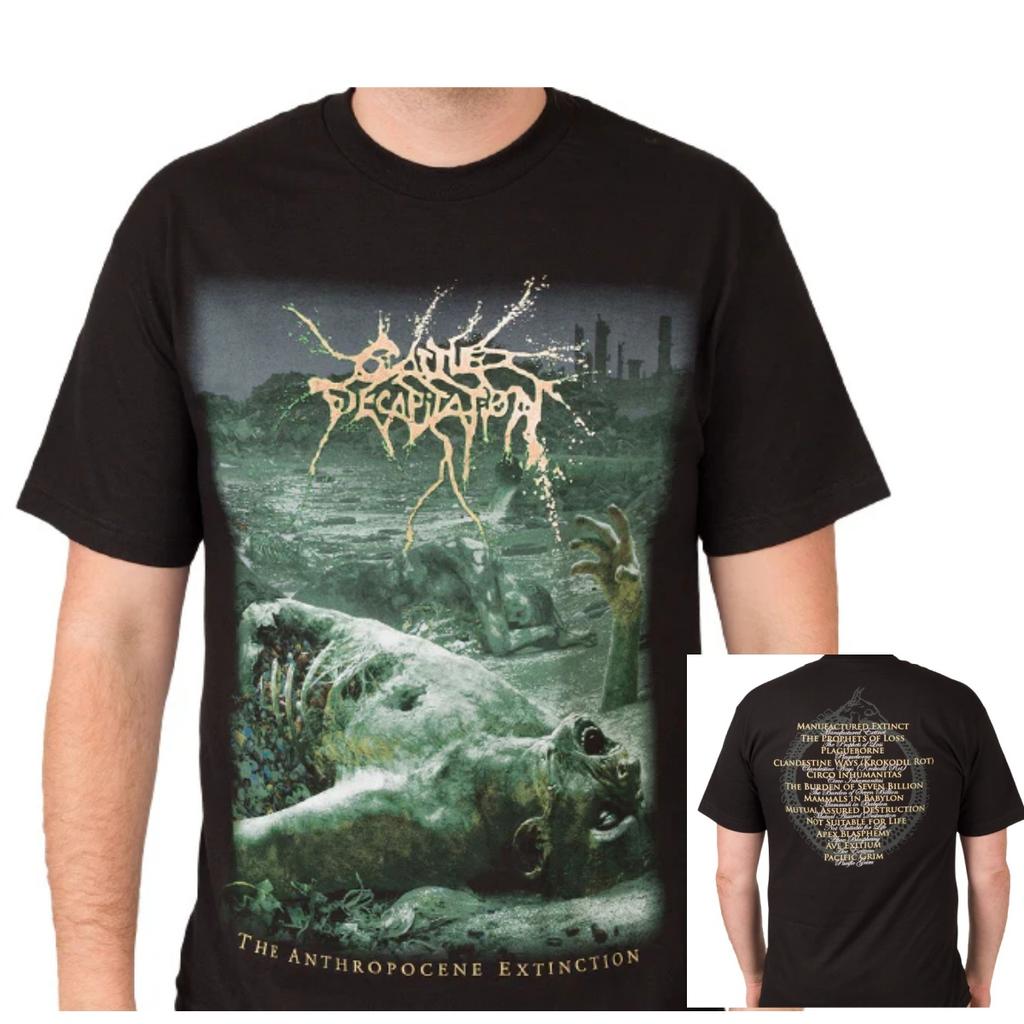 Cattle Decapitation Inspect Sign Casual Tshirt Luxury Brand for Men and Women Top