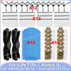 Fit For (iLife T10s / Aonus I8 / Honiture Q6 SE / Everybot Q3 Plus) Parts Main Roller Side Brush Hepa Filter Mop Cloth Dust Bag