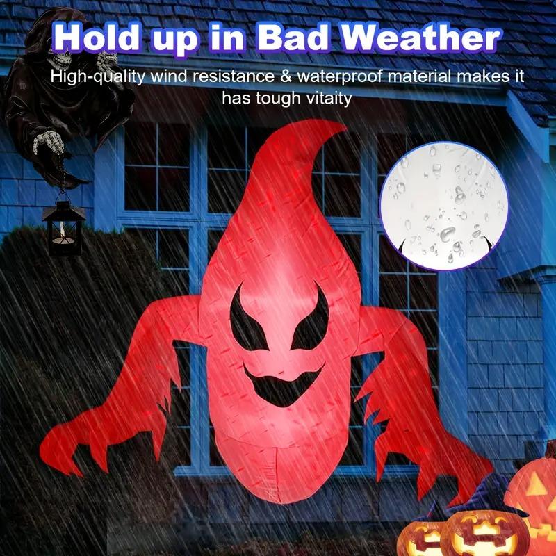 Scary Halloween Inflatable Ghost Outdoor Indoor Haunted House Prop Giant Blow Up Decor for Garden Yard Party Decoration